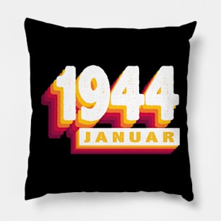 Januar 1944 0 80 Jahren Mann Frau Geburtstag Pillow