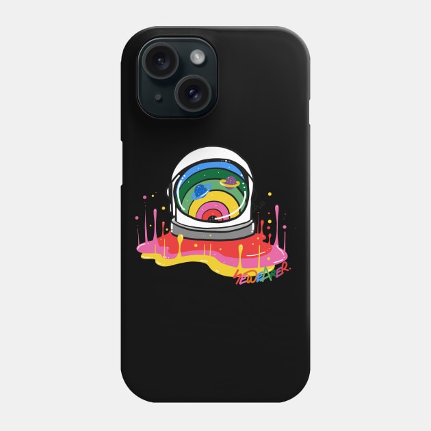 Trippy Spaceman Phone Case by ms_wearer