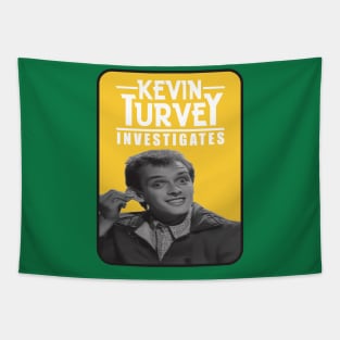 Kevin Turvey Investigates - Yellow Background Tapestry