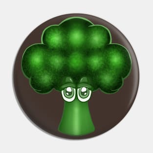 Funny Broccoli Pin