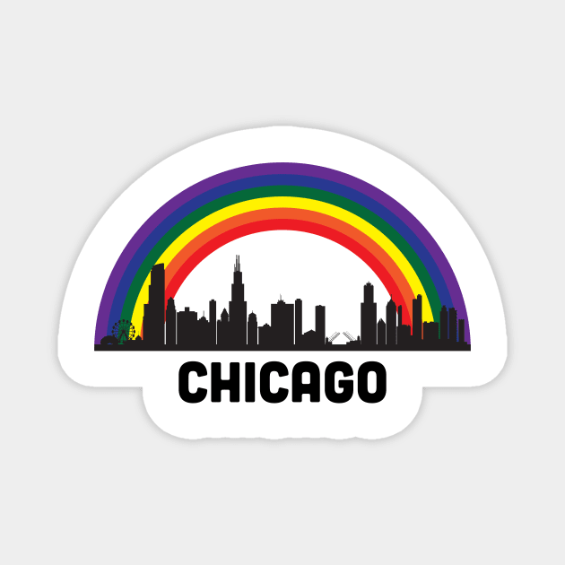 Chicago Pride Magnet by lavenderhearts