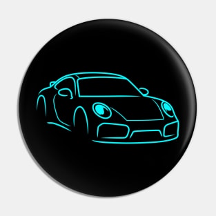 911 car sport racing race aqua Pin