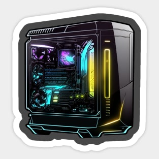 PC Gamer RGB Motherboard sticker gift for geek friend | Sticker