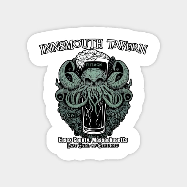 Innsmouth Tavern (Alt Print) Magnet by Miskatonic Designs