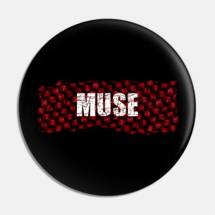 Muse Ripped Flannel Pin