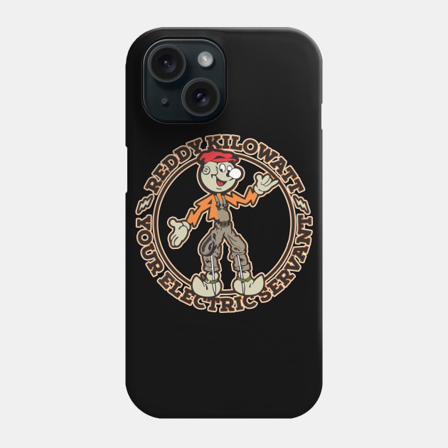 reddy kilowatt your electric servant Phone Case by roeonybgm