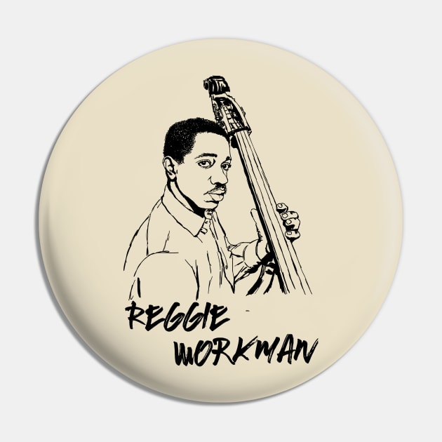 Reggie Workman Pin by ThunderEarring