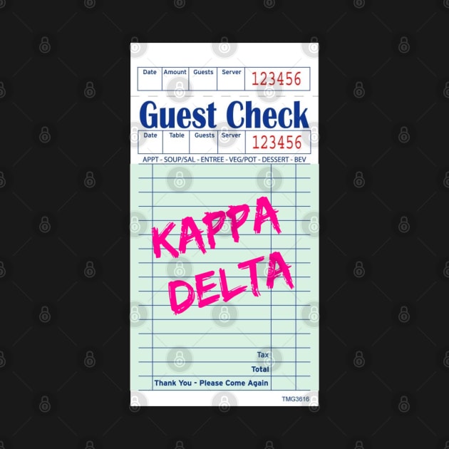 guest check kappa delta by gdm123