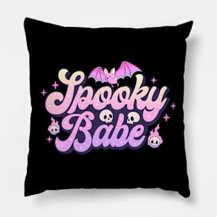 spooky babe Pillow