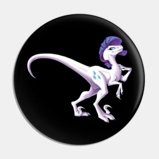 My Little Raptor - Rarity Pin