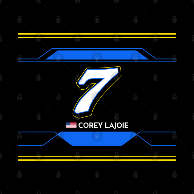 Corey LaJoie #7 2023 NASCAR Design by AR Designs 