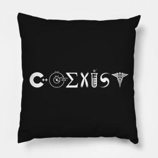 Science Coexist Pillow
