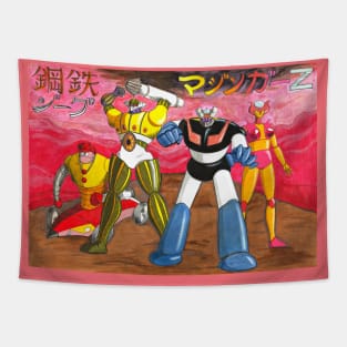 Mazinger_Z VS Jeeg Tapestry