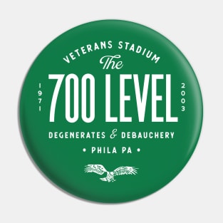 The 700 Level - Eagles Veterans Stadium Pin