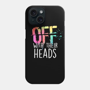 OFF with their heads (Rainbow version) Phone Case
