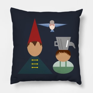 Characters from "Over the garden wall" Pillow