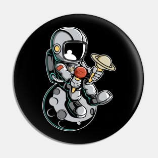 Astronaut Ice Cream Pin