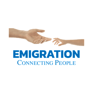 Emigration connecting people T-Shirt