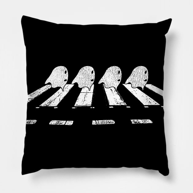 Funny Halloween Ghost Desgin Pillow by McNutt