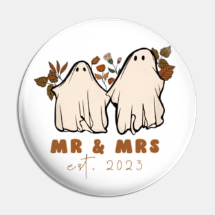 Just Married - Fall/Halloween Wedding 2023 Pin