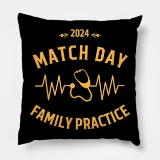 2024 Family Practice Match Day Celebration Gift Pillow