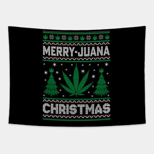 Merry Juana Christmas Tapestry