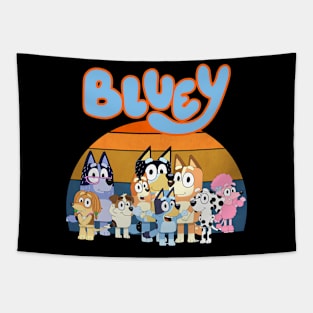 Bluey Retro Tapestry