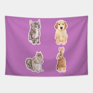 Cute Pets Tapestry