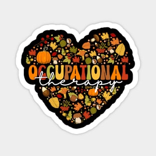 OT Occupational Therapy Therapist Thanksgiving Magnet