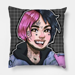 Lil Peep (black) Pillow