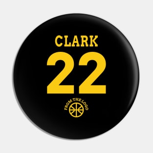 Caitlin Clark 22 From the logo Pin