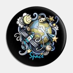 Space day Pin