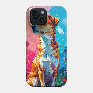 painted dog Phone Case