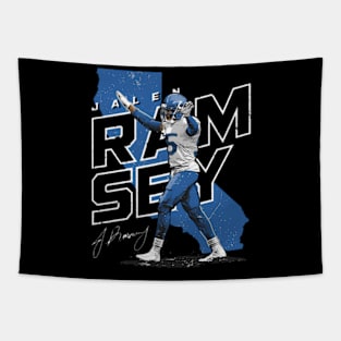 Jalen Ramsey Los Angeles R Player Map Tapestry