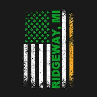 Irish American Flag RIDGEWAY, MI T-Shirt