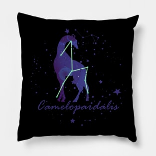 Giraffe Constellation Pillow