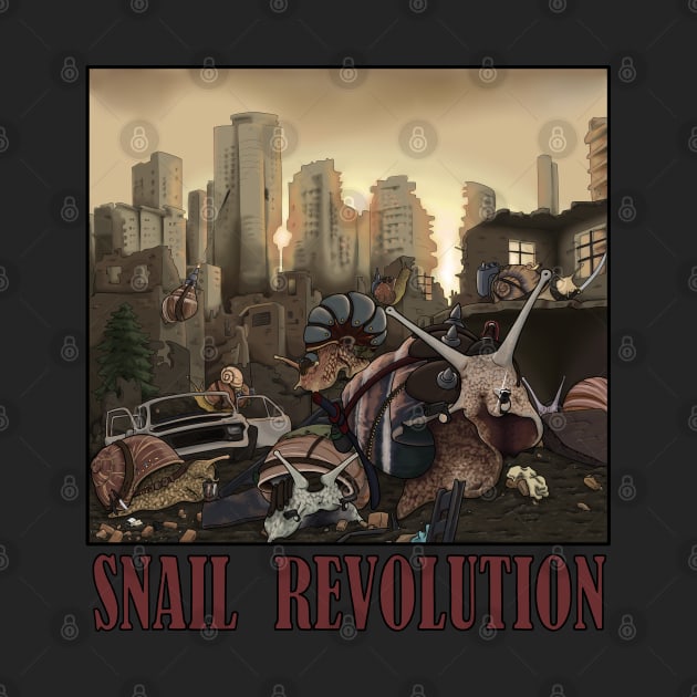 SNAIL REVOLUTION / save the nature or the nature will save itself by Feral Funny Creatures