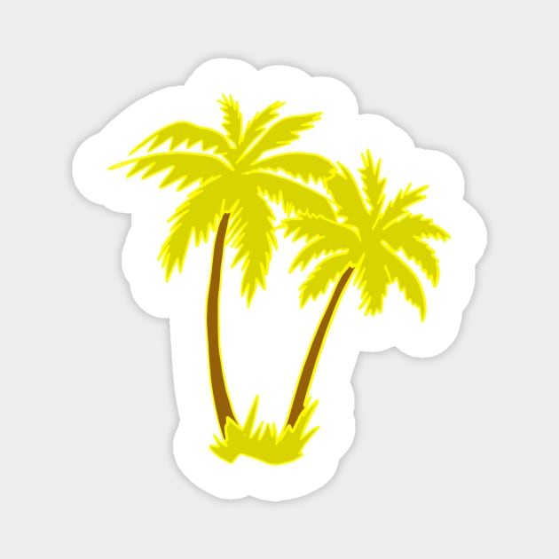 SoCal Palm Trees Magnet by Nerdpins