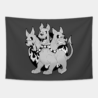 Cartoon Cerberus Tapestry