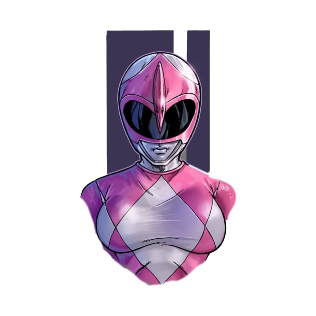 The Pink Ranger by AdventureWizardLizard