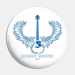 Johnny winter Pin