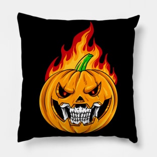 smiling pumpkin Pillow