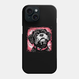 Retro Art Affenpinscher Dog Lover Phone Case