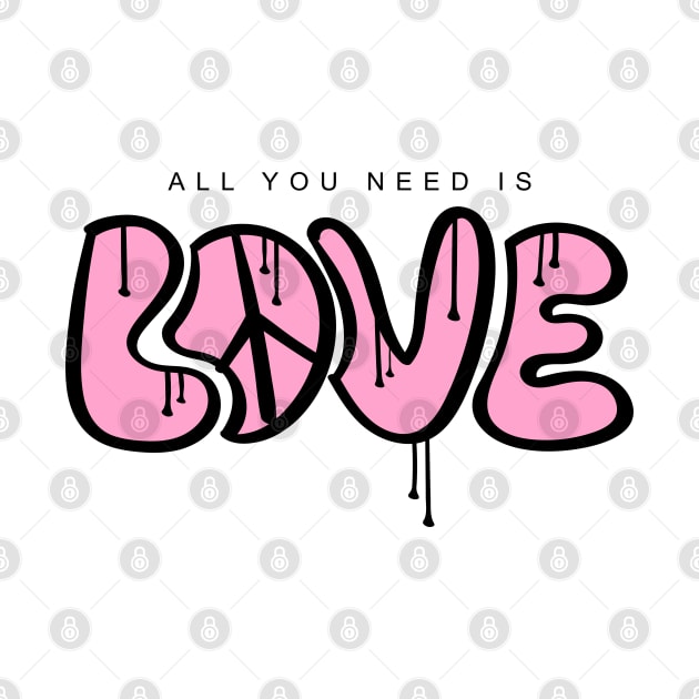 ALL YOU NEED IS LOVE by SLYSHOPLLC