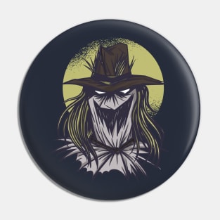 Creepy Scarecrow Pin