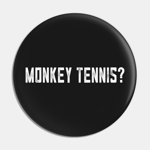 Alan Partridge Monkey Tennis Pin by Nova5