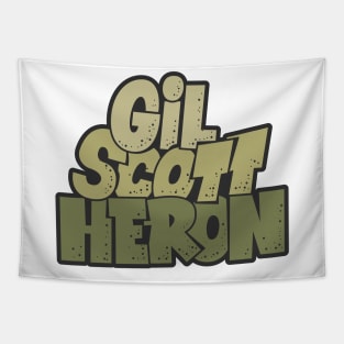 Gil Scott-Heron - Soul and Jazz Legend - Poet and Spoken Word Artist Tapestry