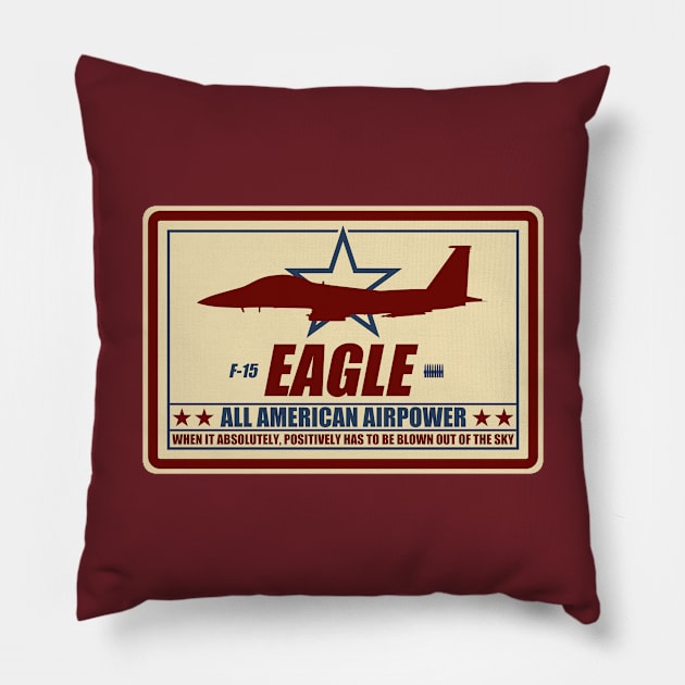 F-15 Eagle Pillow by TCP
