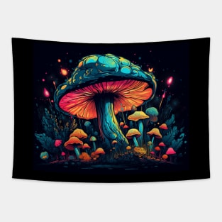 Mystic Mushroom Melodies Tee Tapestry