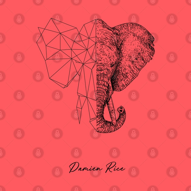 Elephant: Inspired T-shirt Design referencing Damien Rice's Song by Cery & Joe New Style